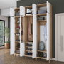 Hanah Home Perchero EA155 - 4499 Nogal y Blanco